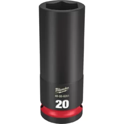 Milwaukee 49-66-6281 SHOCKWAVE Impact Duty 1/2 Drive 20MM Deep 6 Point Socket