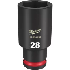 Milwaukee 49-66-6289 SHOCKWAVE Impact Duty 1/2 Drive 28MM Deep 6 Point Socket