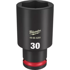 Milwaukee 49-66-6291 SHOCKWAVE Impact Duty 1/2 Drive 30MM Deep 6 Point Socket