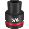 Milwaukee 49-66-6301 SHOCKWAVE Impact Duty 3/4 Drive 5/8 Standard 6 Point Socket -GREATLAKESPOWERTOOLS Sales 49 66 6301 1 85423.1657636914