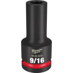 Milwaukee 49-66-6332 SHOCKWAVE Impact Duty 3/4 Drive 9/16 Deep 6 Point Socket