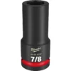 Milwaukee 49-66-6337 SHOCKWAVE Impact Duty 3/4 Drive 7/8 Deep 6 Point Socket -GREATLAKESPOWERTOOLS Sales 49 66 6337 19671.1657894250