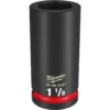 Milwaukee 49-66-6341 SHOCKWAVE Impact Duty 3/4 Drive 1-1/8 Deep 6 Point Socket -GREATLAKESPOWERTOOLS Sales 49 66 6341 16239.1659112110
