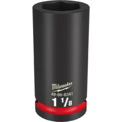 Milwaukee 49-66-6341 SHOCKWAVE Impact Duty 3/4 Drive 1-1/8 Deep 6 Point Socket