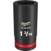 Milwaukee 49-66-6342 SHOCKWAVE Impact Duty 3/4 Drive 1-3/16 Deep 6 Point Socket -GREATLAKESPOWERTOOLS Sales 49 66 6342 19157.1659113088