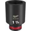 Milwaukee 49-66-6351 SHOCKWAVE Impact Duty 3/4 Drive 1-3/4 Deep 6 Point Socket