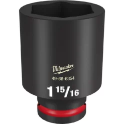Milwaukee 49-66-6354 SHOCKWAVE Impact Duty 3/4 Drive 1-15/16 Deep 6 Point Socket