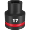 Milwaukee 49-66-6356 SHOCKWAVE Impact Duty 3/4 Drive 17MM Standard 6 Point Socket -GREATLAKESPOWERTOOLS Sales 49 66 6356 85952.1657821382