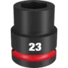 Milwaukee 49-66-6361 SHOCKWAVE Impact Duty 3/4 Drive 23MM Standard 6 Point Socket -GREATLAKESPOWERTOOLS Sales 49 66 6361 86805.1657825590