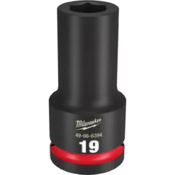 Milwaukee 49-66-6394 SHOCKWAVE Impact Duty 3/4 In. Drive 19MM Deep 6 Point Socket