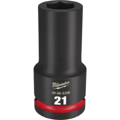 Milwaukee 49-66-6396 SHOCKWAVE Impact Duty 3/4 Drive 21MM Deep 6 Point Socket