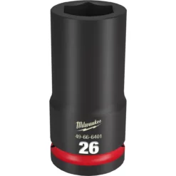 Milwaukee 49-66-6401 SHOCKWAVE Impact Duty 3/4 Drive 26MM Deep 6 Point Socket