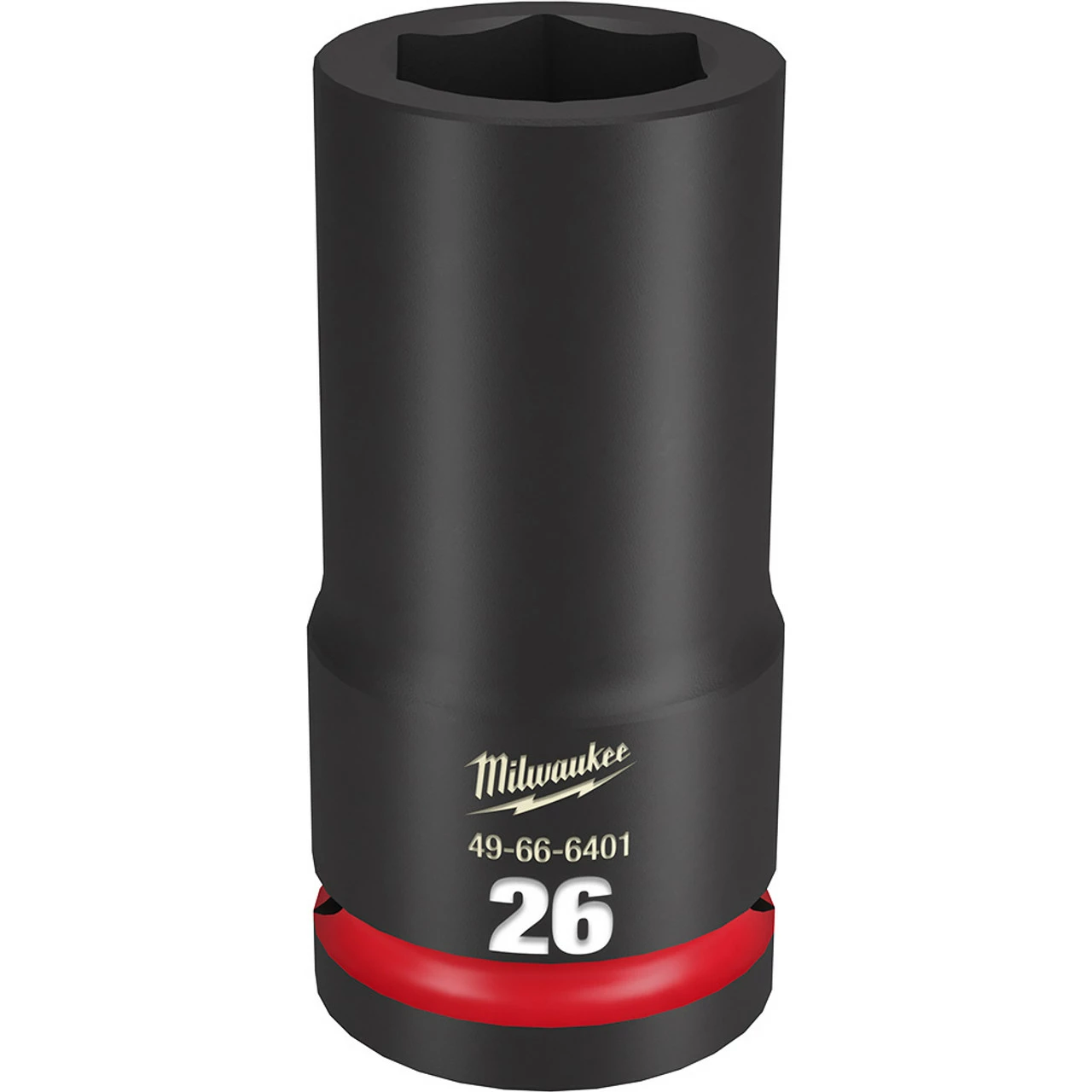 Milwaukee 49-66-6401 SHOCKWAVE Impact Duty 3/4 Drive 26MM Deep 6 Point Socket 3 Milwaukee 49-66-6401 SHOCKWAVE Impact Duty 3/4 Drive 26MM Deep 6 Point Socket