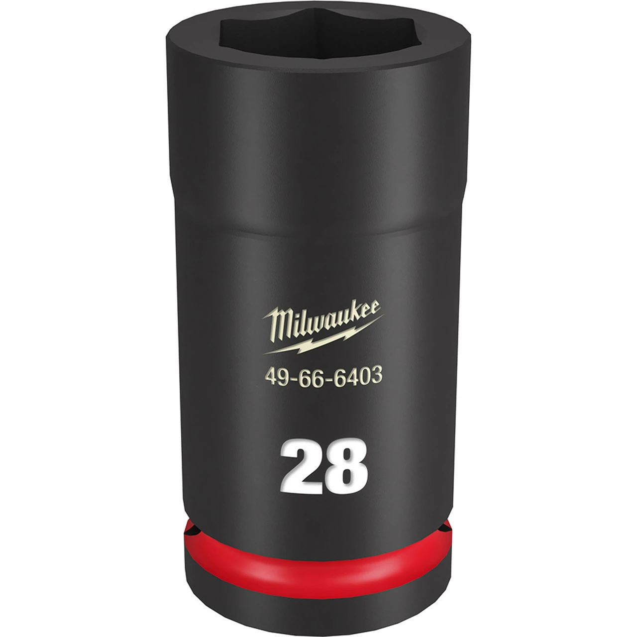 Milwaukee 49-66-6403 SHOCKWAVE Impact Duty 3/4 Drive 28MM Deep 6 Point Socket 3 Milwaukee 49-66-6403 SHOCKWAVE Impact Duty 3/4 Drive 28MM Deep 6 Point Socket