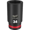 Milwaukee 49-66-6409 SHOCKWAVE Impact Duty 3/4 Drive 34MM Deep 6 Point Socket 2 Milwaukee 49-66-6409 SHOCKWAVE Impact Duty 3/4 Drive 34MM Deep 6 Point Socket -GREATLAKESPOWERTOOLS Sales 49 66 6409 55821.1657818949