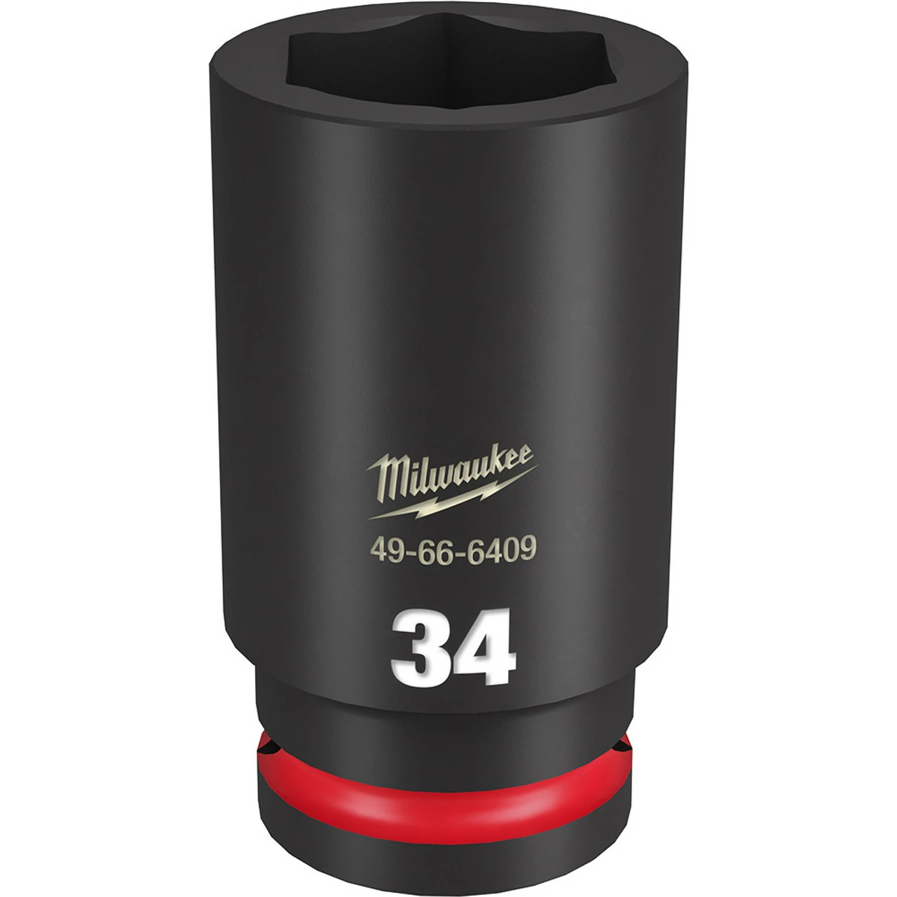 Milwaukee 49-66-6409 SHOCKWAVE Impact Duty 3/4 Drive 34MM Deep 6 Point Socket 3 Milwaukee 49-66-6409 SHOCKWAVE Impact Duty 3/4 Drive 34MM Deep 6 Point Socket