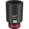 Milwaukee 49-66-6414 SHOCKWAVE Impact Duty 3/4 Drive 39MM Deep 6 Point Socket -GREATLAKESPOWERTOOLS Sales 49 66 6414 57868.1659119173