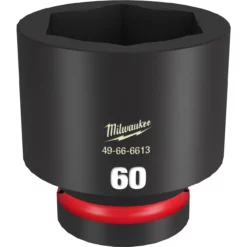 Milwaukee 49-66-6613 SHOCKWAVE Impact Duty 1 In. Drive 60MM Standard 6 Point Socket