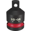 Milwaukee 49-66-6725 SHOCKWAVE Impact Duty 1/2 Drive 3/8 Drive Reducer -GREATLAKESPOWERTOOLS Sales 49 66 6725 87858.1659709173