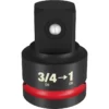 Milwaukee 49-66-6729 SHOCKWAVE Impact Duty 3/4 Drive 1 Drive Adapter -GREATLAKESPOWERTOOLS Sales 49 66 6729 14053.1659120378