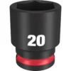Milwaukee 49-66-6737 SHOCKWAVE Impact Duty 3/8 Drive 20MM Standard 6 Point Socket