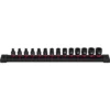 Milwaukee 49-66-7002 14 Pc Impact Metric 6 Point Socket Set