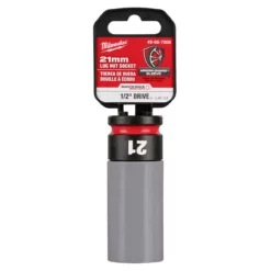 Milwaukee 49-66-7806 1/2 Drive 21MM Lug Nut Socket