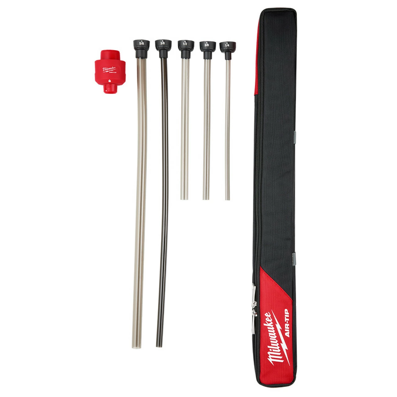 Milwaukee 49-90-2037 AIR-TIP Long Reach Flexible Micro Hose Set 3 Milwaukee 49-90-2037 AIR-TIP Long Reach Flexible Micro Hose Set