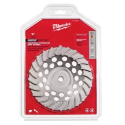 Milwaukee 49-93-7795 7 In. Diamond Cup Wheel Segmented-Turbo