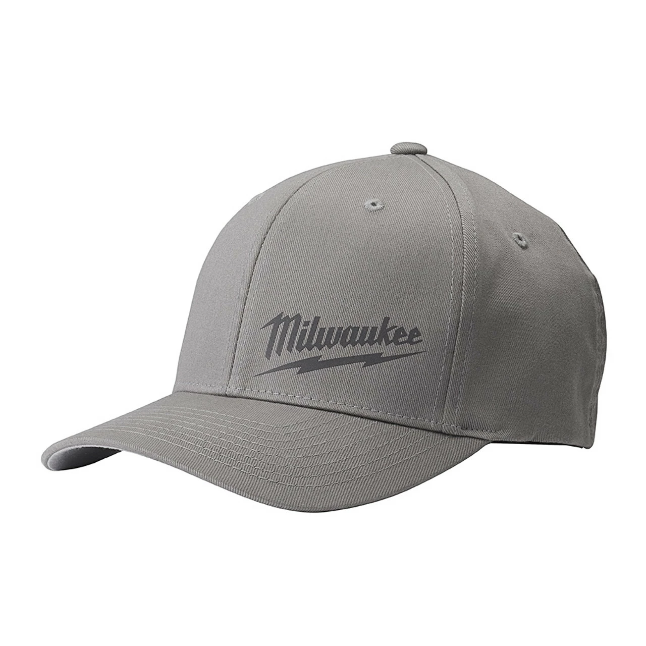 Milwaukee 504G-LXL Gray Fitted Hat L/XL 3 Milwaukee 504G-LXL Gray Fitted Hat L/XL