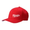 Milwaukee 504R-LXL Red Fitted Hat L/XL -GREATLAKESPOWERTOOLS Sales 504R 1 46865.1667568232.1280.1280 10495.1667568561