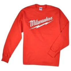 Milwaukee MWT167-2XL Red Long Sleeve T-Shirt Size 2XL
