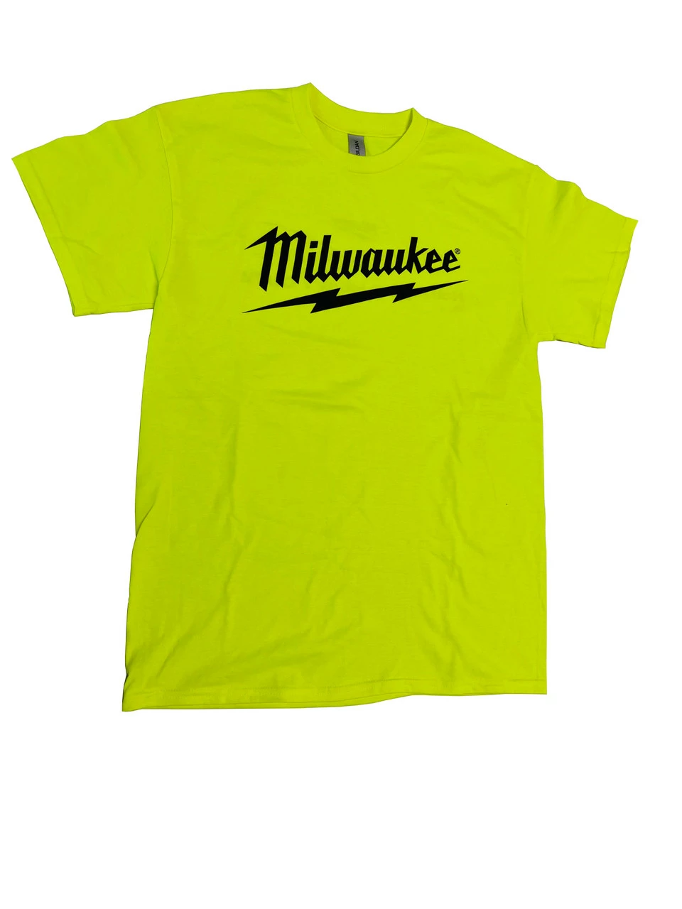 Milwaukee MWT154-L Safety Green T-Shirt Size Large 3 Milwaukee MWT154-L Safety Green T-Shirt Size Large