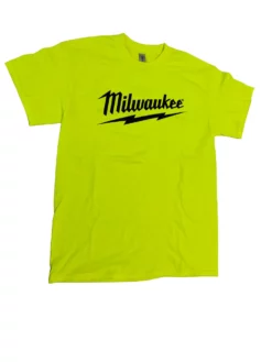 Milwaukee MWT154-M Safety Green T-Shirt Size Medium